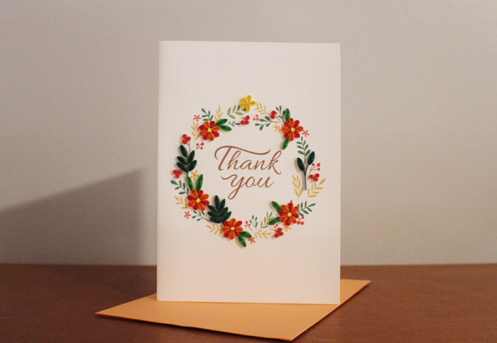 The Orange Floral Thank You joins the UViet family!