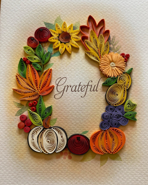 Grateful - Floral Wreath