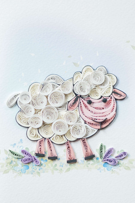 Baa Baa Baby Quilling Card - UViet Store