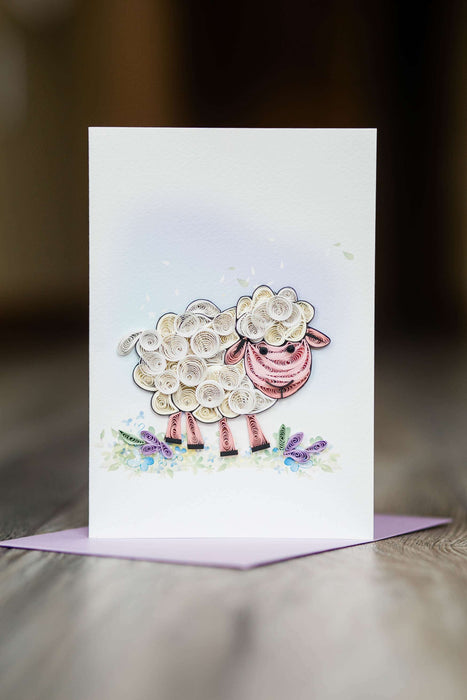 Baa Baa Baby Quilling Card - UViet Store