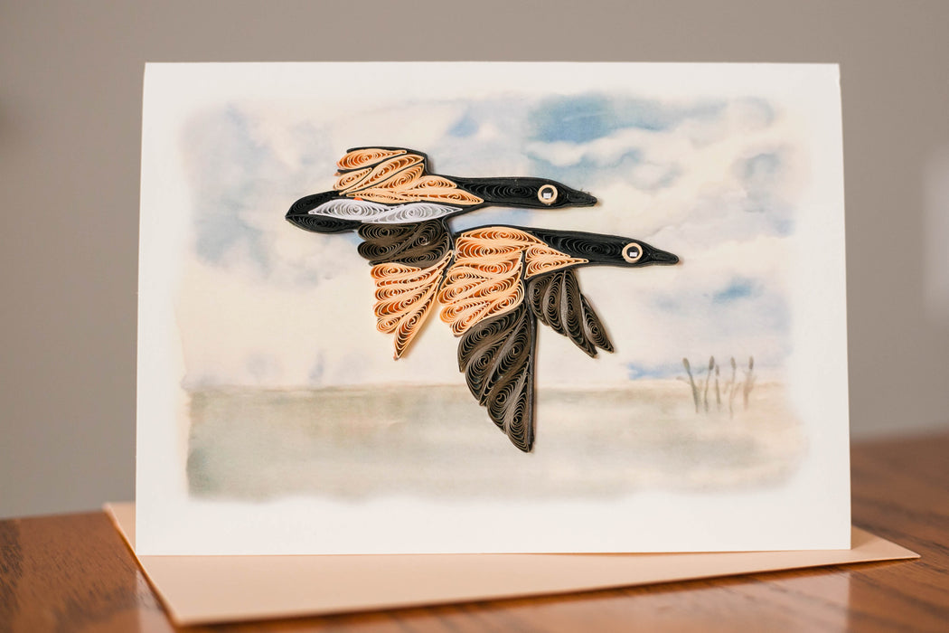 Geese Quilling Card - UViet Store