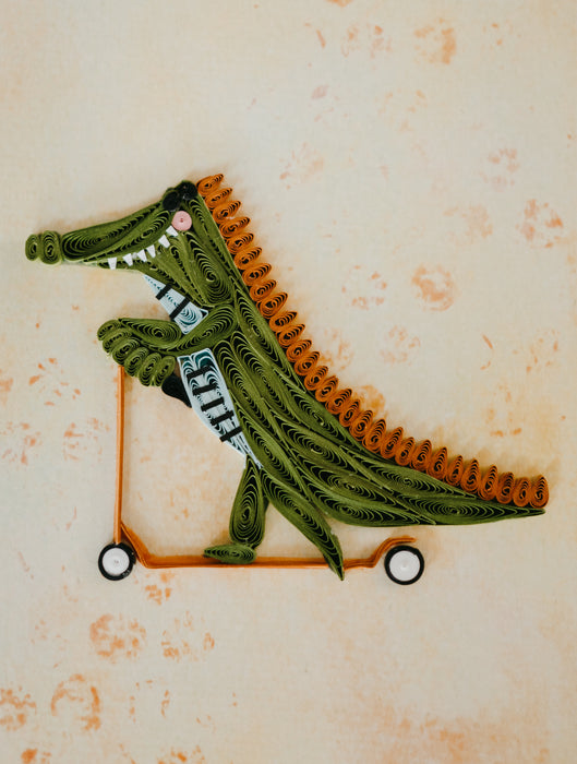 Later Gator Quilling Card - UViet Store