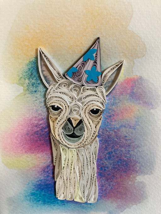 Party Llama Quilling Card - UViet Store