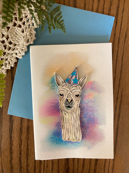Party Llama Quilling Card - UViet Store