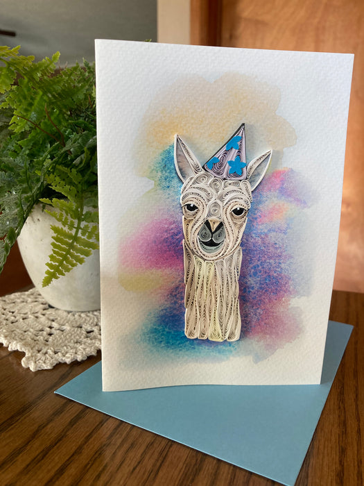 Party Llama Quilling Card - UViet Store