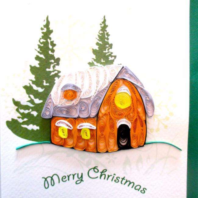 Home for the Holidays Quilling Card - UViet Store