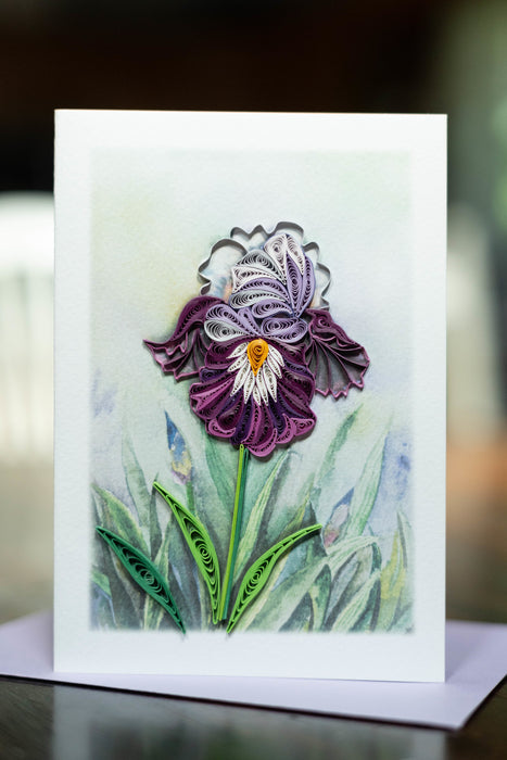 Iris Wishes Quilling Card - UViet Store