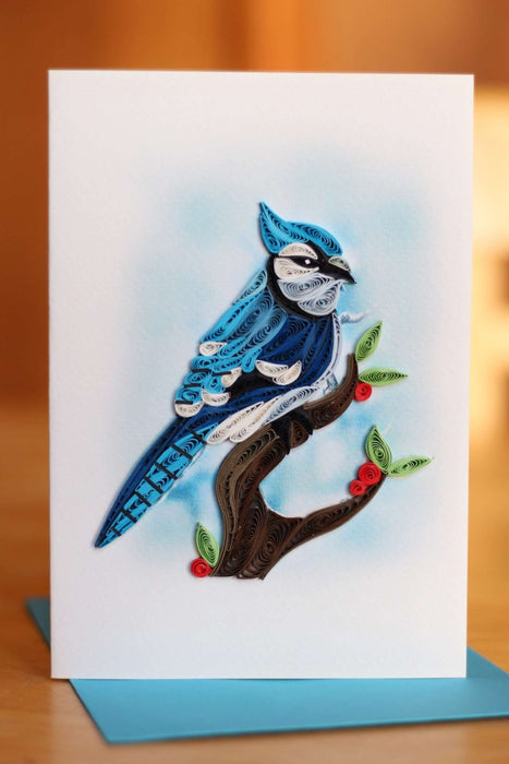 Blue Jay Quilling Card - UViet Store