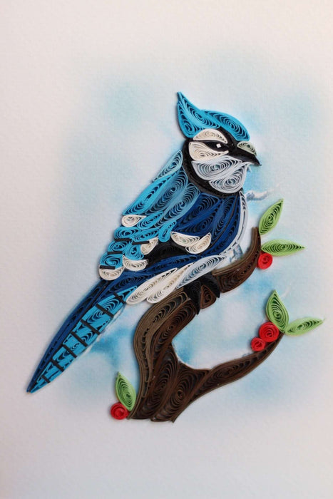 Blue Jay Quilling Card - UViet Store
