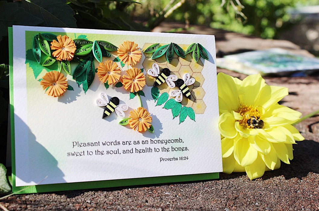 Pleasant Words Quilling Card - UViet Store