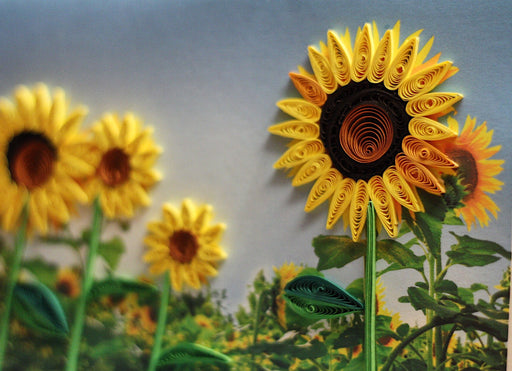 Sunflower Power (Mini) Quilling Card - UViet Store
