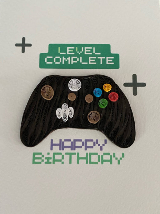 Level Complete Birthday Quilled Card