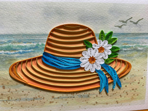 Sun 'n Sand Quilled Card