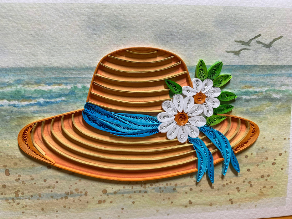 Sun 'n Sand Quilled Card