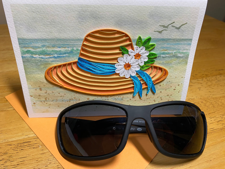 Sun 'n Sand Quilled Card