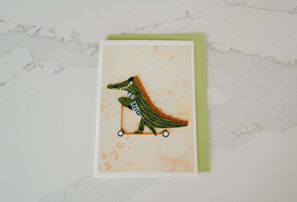 Later Gator Quilling Card - UViet Store