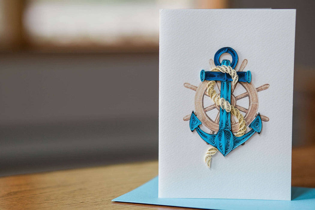 Anchors Aweigh Quilling Card - UViet Store