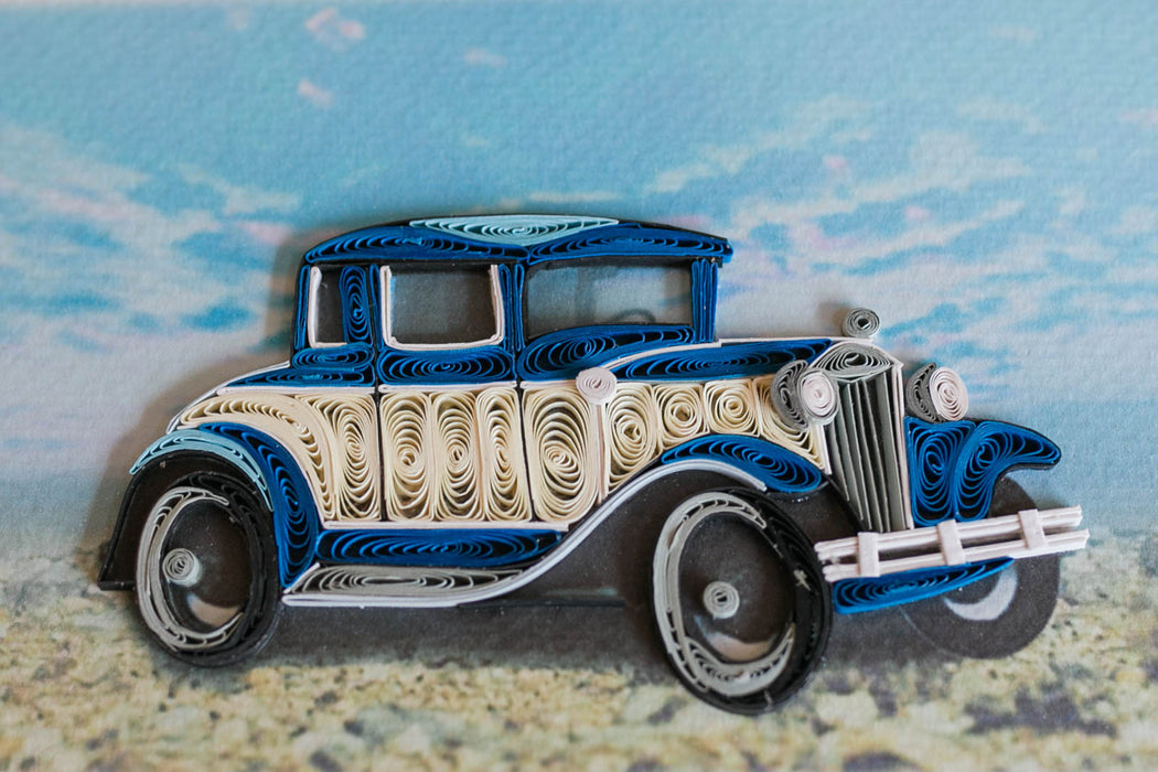 Model A Car Quilling Card - UViet Store