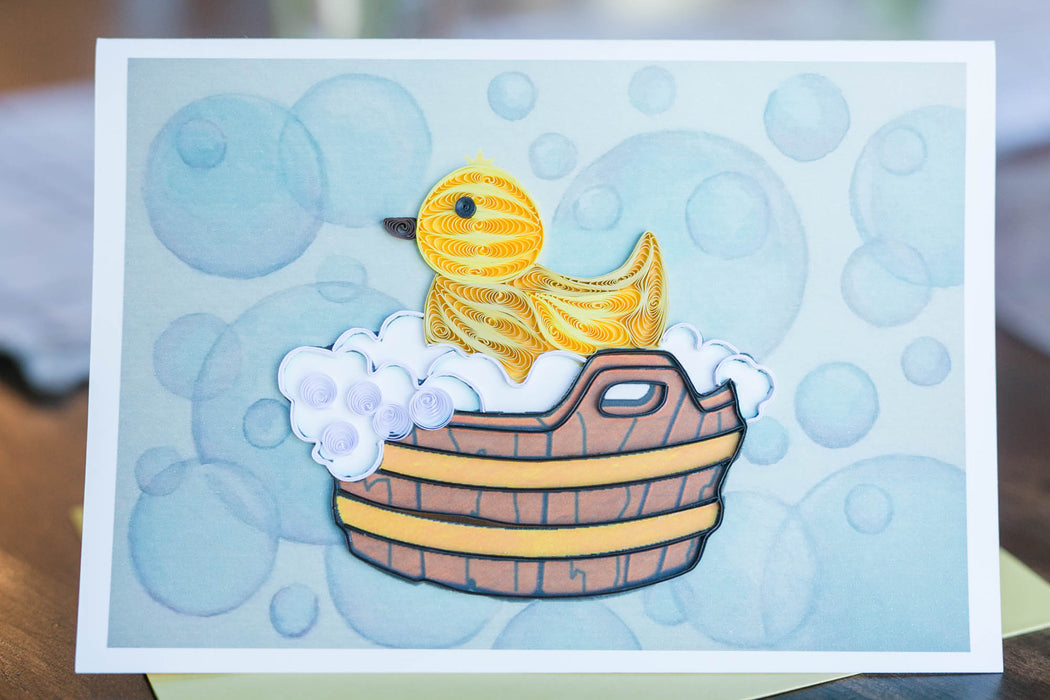 Rubber Duck Quilling Card - UViet Store