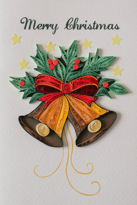 I Heard the Bells on Christmas Day Quilling Card - UViet Store