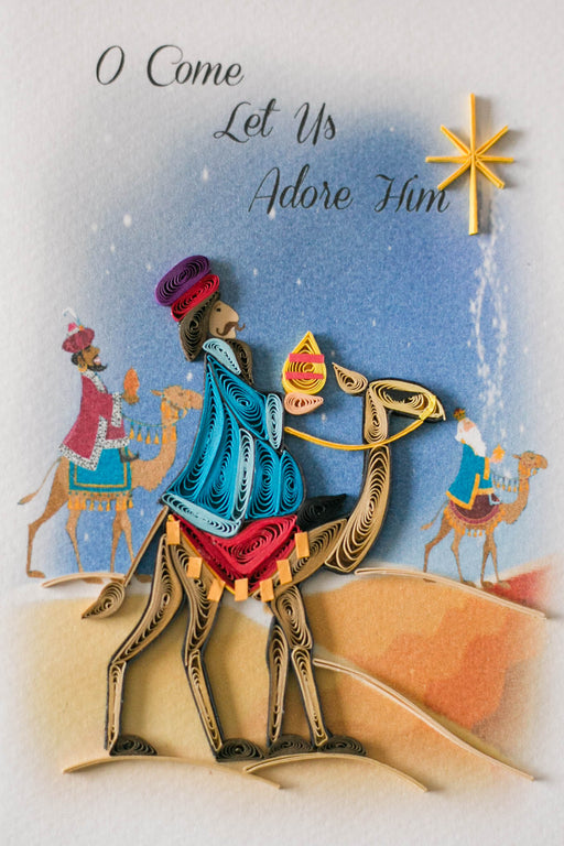 We Three Kings Quilling Card - UViet Store