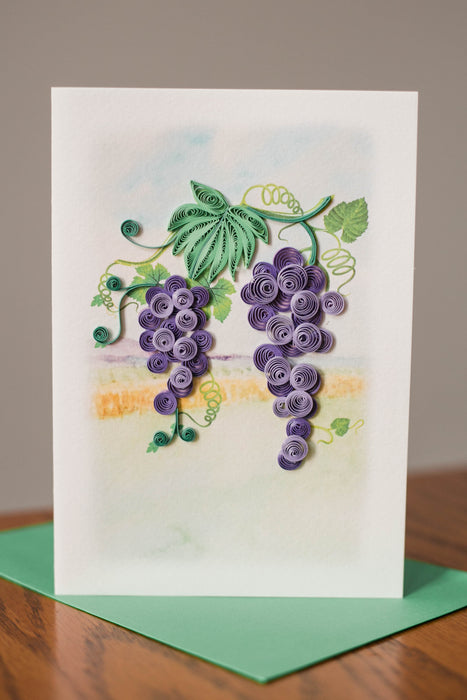 Grapes Quilling Card - UViet Store