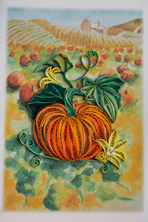Harvest Pumpkin Quilling Card - UViet Store