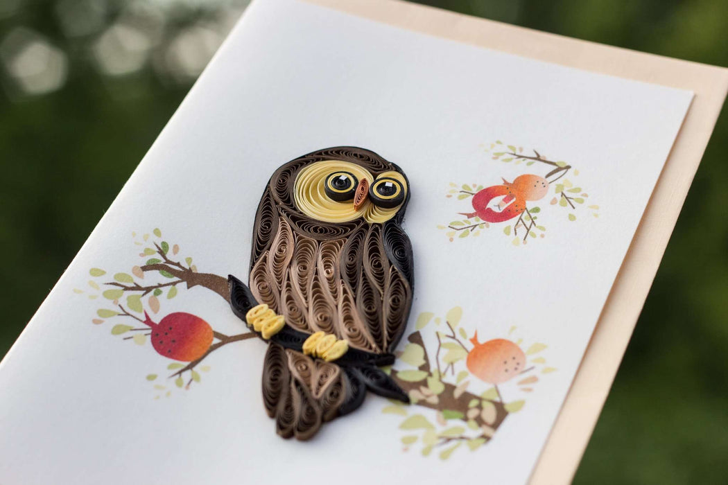 Whooo's Special? (Mini) Quilling Card - UViet Store