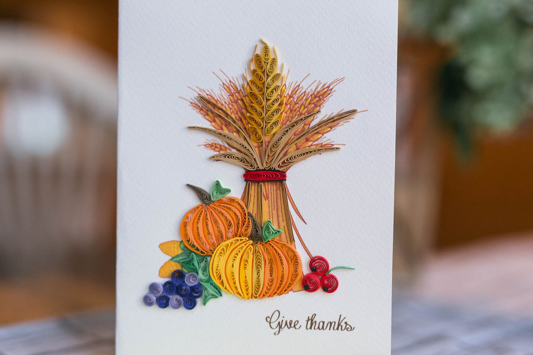 Give Thanks Quilling Card - UViet Store