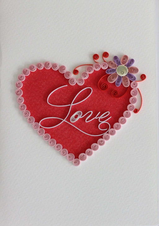 Valentine's Heart Quilling Card - UViet Store