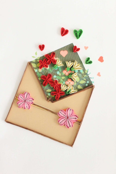 Sent with Love Quilling Card - UViet Store
