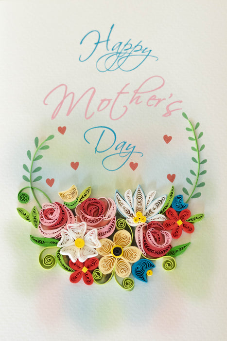 Mother's Day Laurel Quilling Card - UViet Store