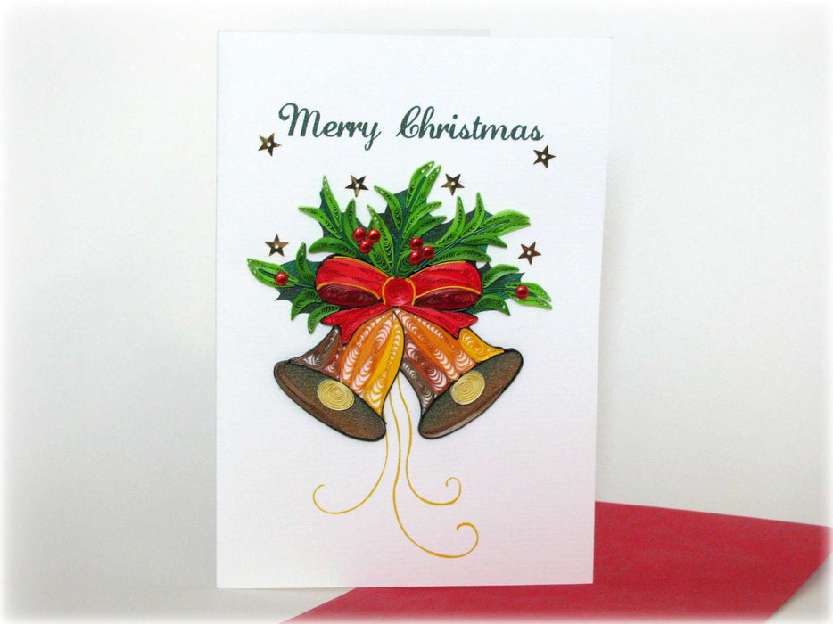 I Heard the Bells on Christmas Day Quilling Card - UViet Store