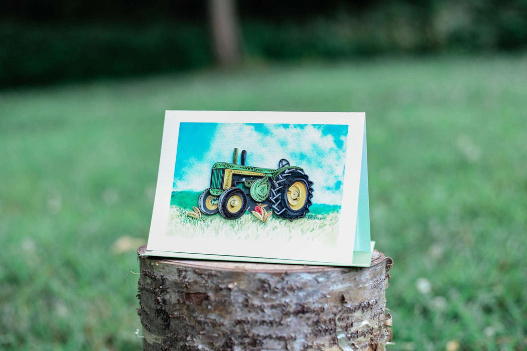 Tractor Quilling Card - UViet Store