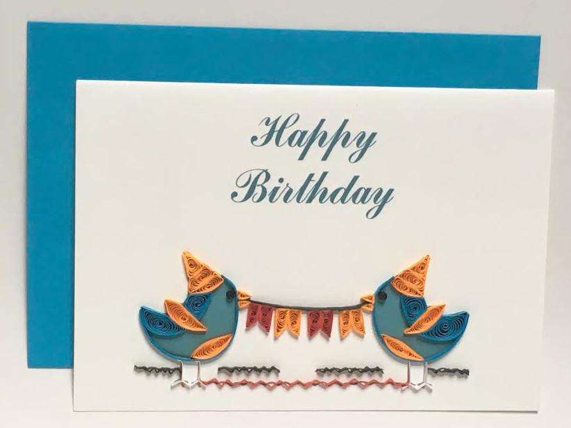 Tweet Birthday Quilling Card - UViet Store