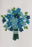 Blue Bouquet (Mini) Quilling Card - UViet Store