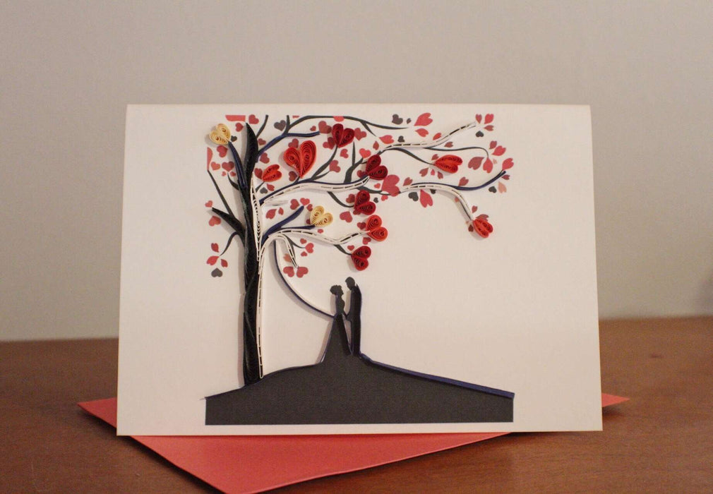 Under the Tree Quilling Card - UViet Store
