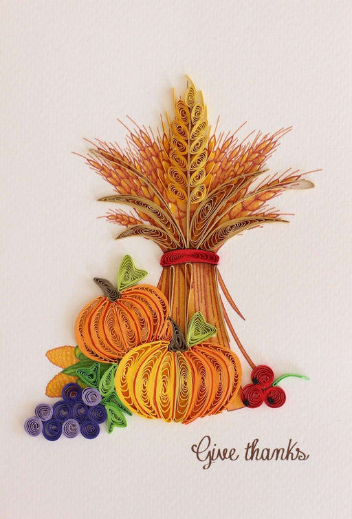Give Thanks Quilling Card - UViet Store