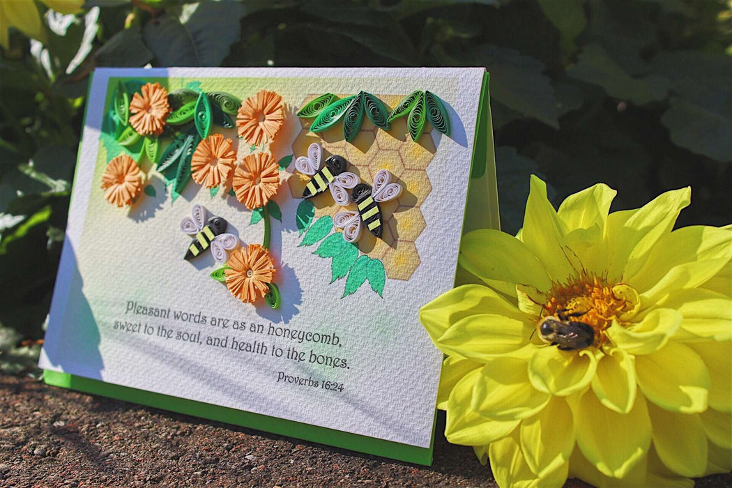 Pleasant Words Quilling Card - UViet Store